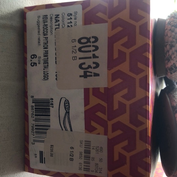 Tory Burch - Reva Roccia Python Print - Picture 2 of 4